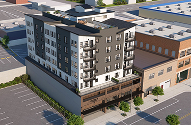 Everett apartment rendering